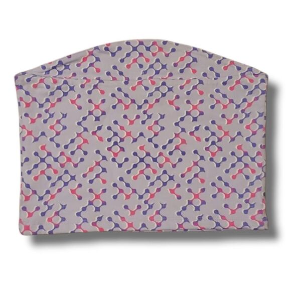 BP Nordstrom Womens Purple Geo Print Tube Top Size Small NWOT - Picture 2 of 5